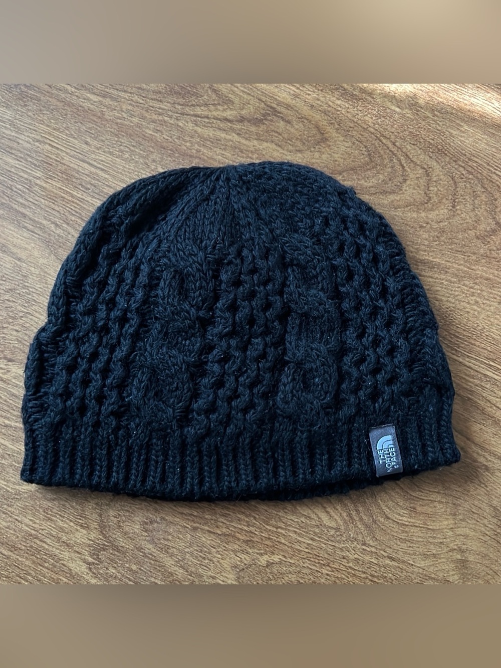 THE NORTH FACE BLACK CABLE MINNA BEANIE KNIT HAT UNISEX